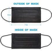 3 PLY Civilian Mask BLACK (51 PCS)